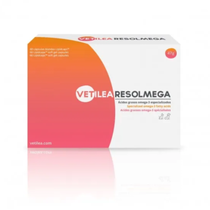 Vetilea Resolmega kapsulės LipiVet™ - Omega 3 riebiosiomis rūštimis N60