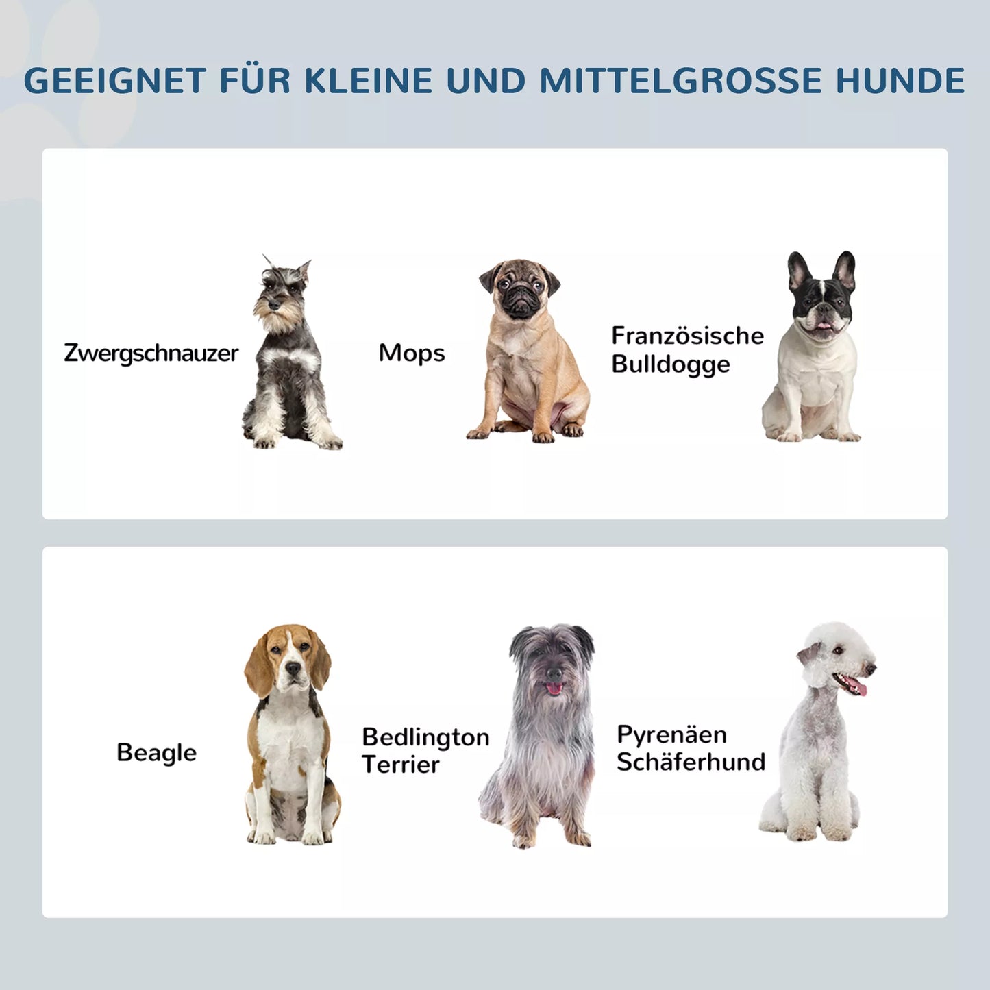 Šunų maitinimo stotelė, 2 nerūdijančio plieno dubenėliai, neslystantis, 58,4x30,5x25,4cm, Pilkas