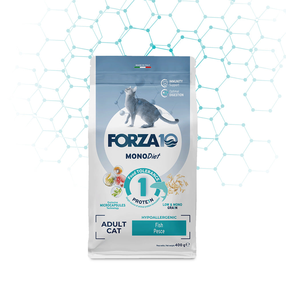 FORZA10 Mono Diet Hypoallergenic su žuvimi  katėms