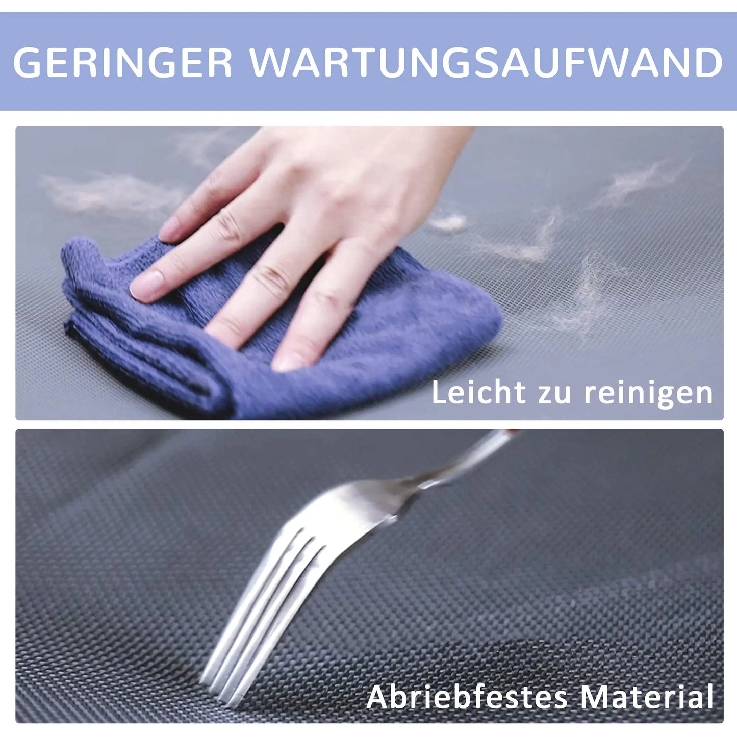 Lauko šunų ir kačių lova, augintinio gultas, metalinis, 600D Oxford audinys, mėlyna, 91,5 x 76,2 x 18 cm