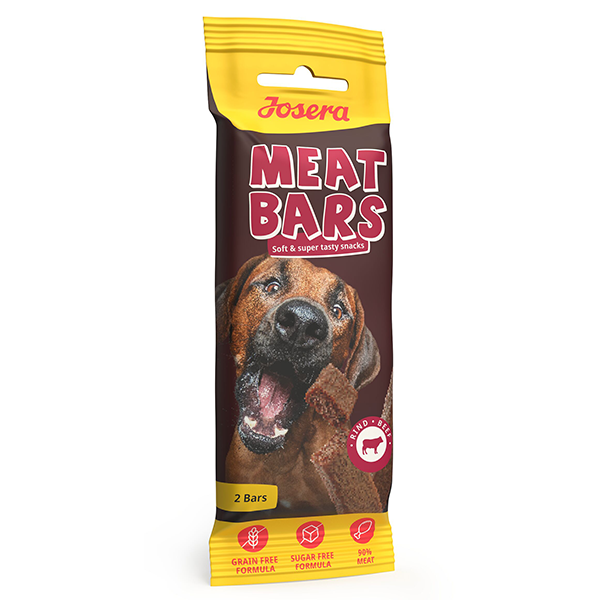 Josera Meat Bars Beef jautienos skanėstai šunims, 40 g