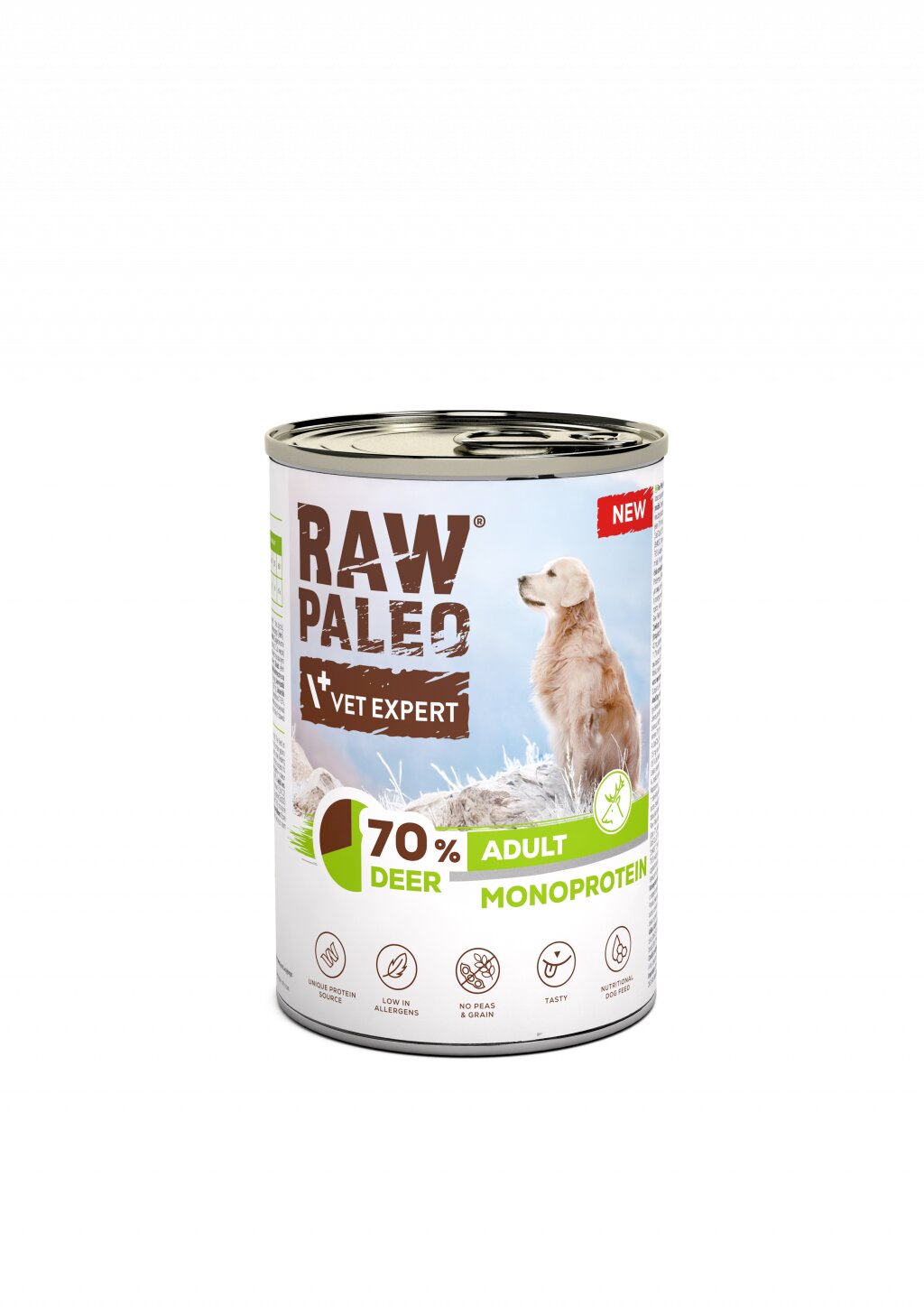 Raw Paleo Deer Adult kons. 400g