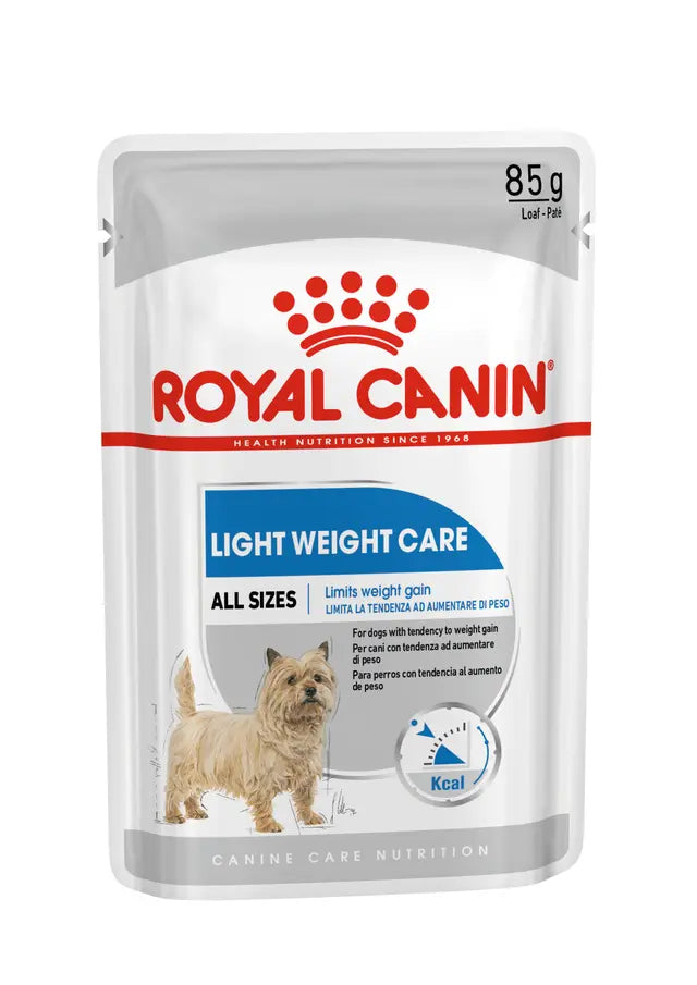 Paštetas Light Weight Care Royal Canin šunims, kurie linkę priaugti svorio