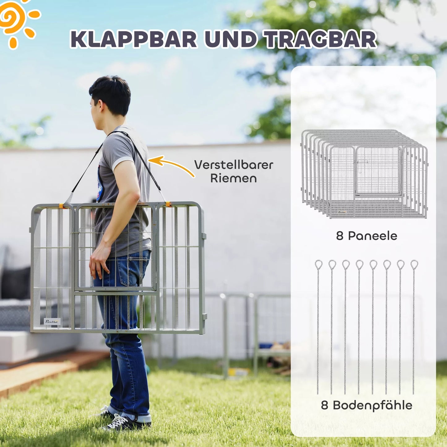 Dzīvnieku aploks, suņu žogs, mājdzīvnieku rotaļu laukums, elastīga pielāgošana, nerūsējošais tērauds