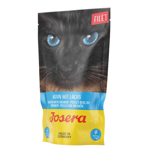 Josera konservai katėms su vištienos filė ir lašiša, 70 g