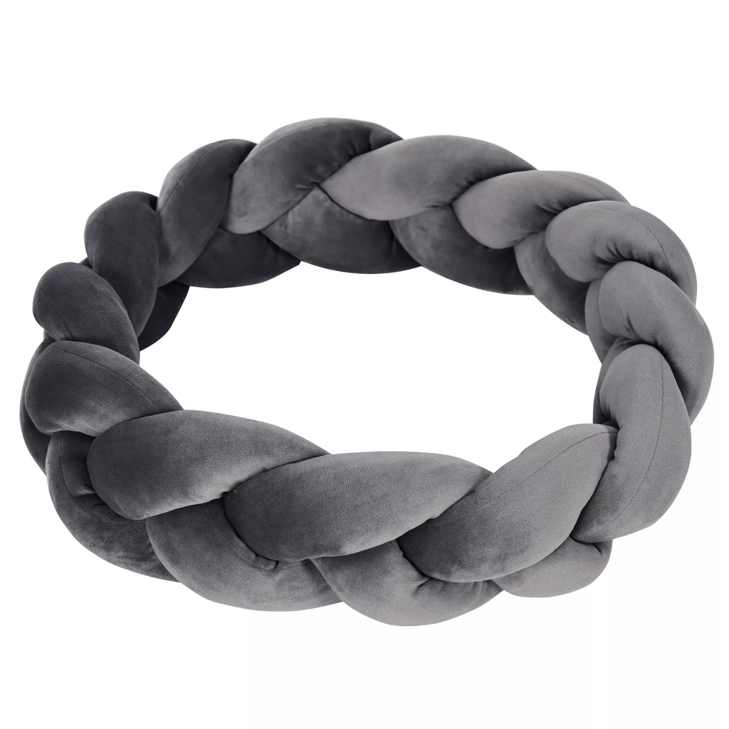 Mājdzīvnieku gulta ar spilvenu, kaķu gulta, suņu gulta, mazgājama, 55 cm x 55 cm x 14 cm, pelēka