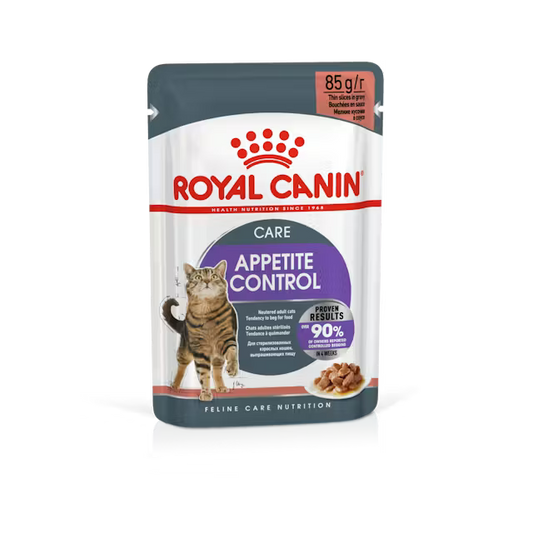 Appetite Control drėgnas pašaras katėms Royal Canin (ploni griežinėliai padaže)