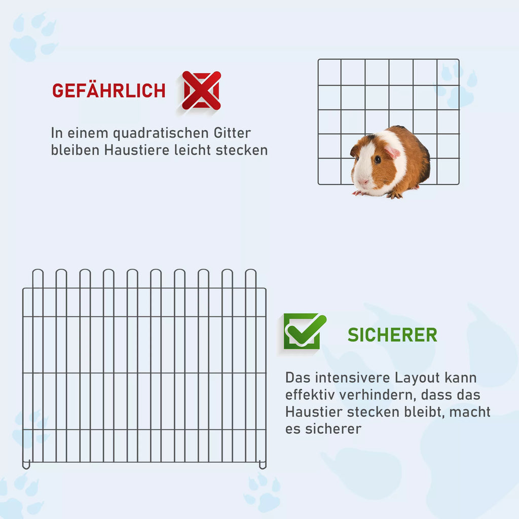 Šuniukų aptvaras, voljeras, žaidimų aikštelė, aptvaras laisvam judėjimui, aptvaras šuniukams 5 dydžių (matmenys: 71x61cm)