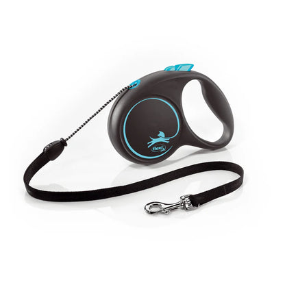 Flexi Black design virvinis pavadėlis – Melyna / XS - 3m iki 8 kg