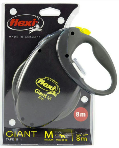 Flexi Giant Neon juostinis pavadėlis 8m
