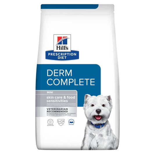 PD Canine Derm Complete Mini pašaras mažųjų veislių šunims