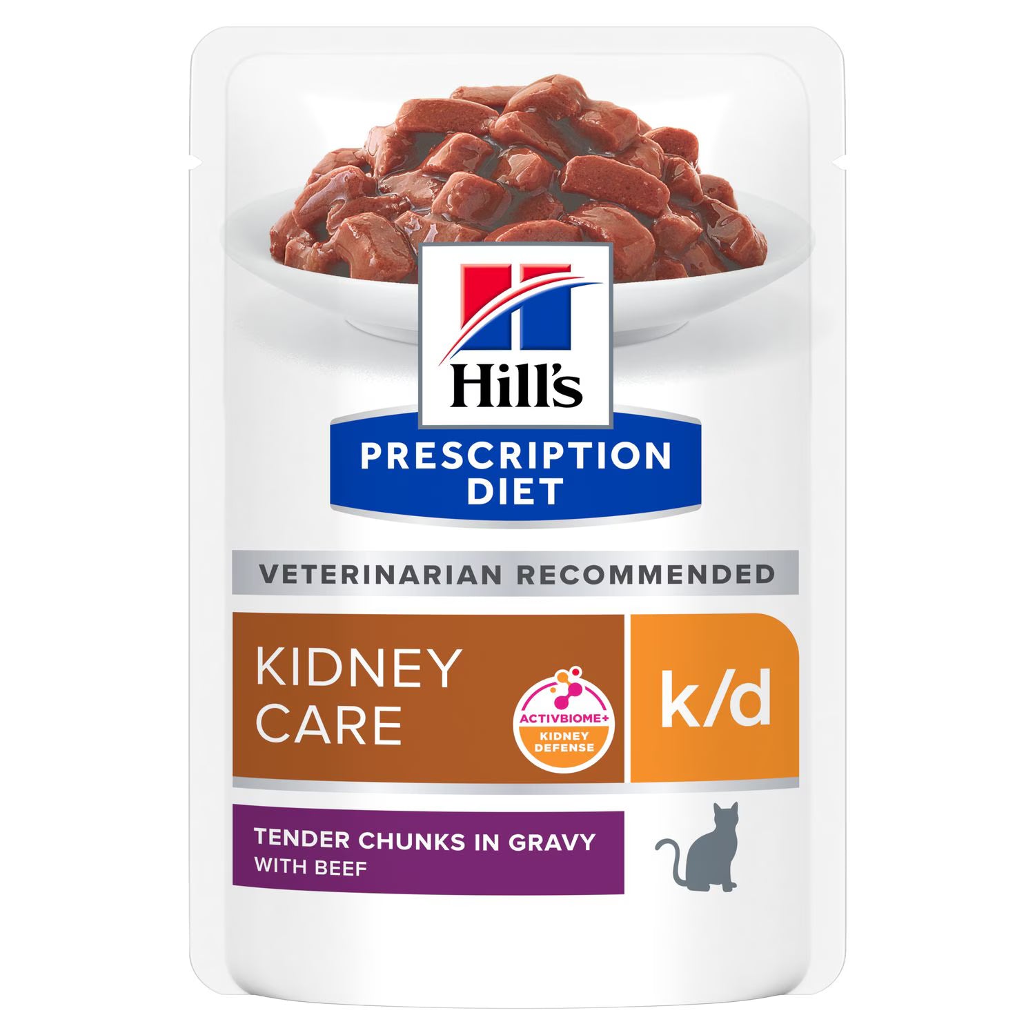 Hill's PD Feline k/d Beef Pouch 12x85g
