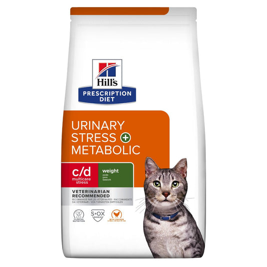 PD Feline c/d Urinary Stress + Metabolic sausas pašaras katėms