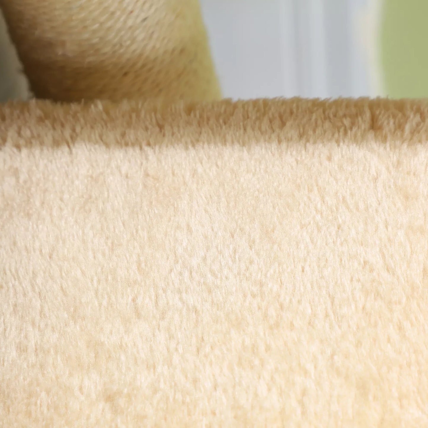 Gyvūnų laipteliai katėms ir šunims, 3 pakopų, kreminės spalvos pliušas, 45 x 35 x 34 cm