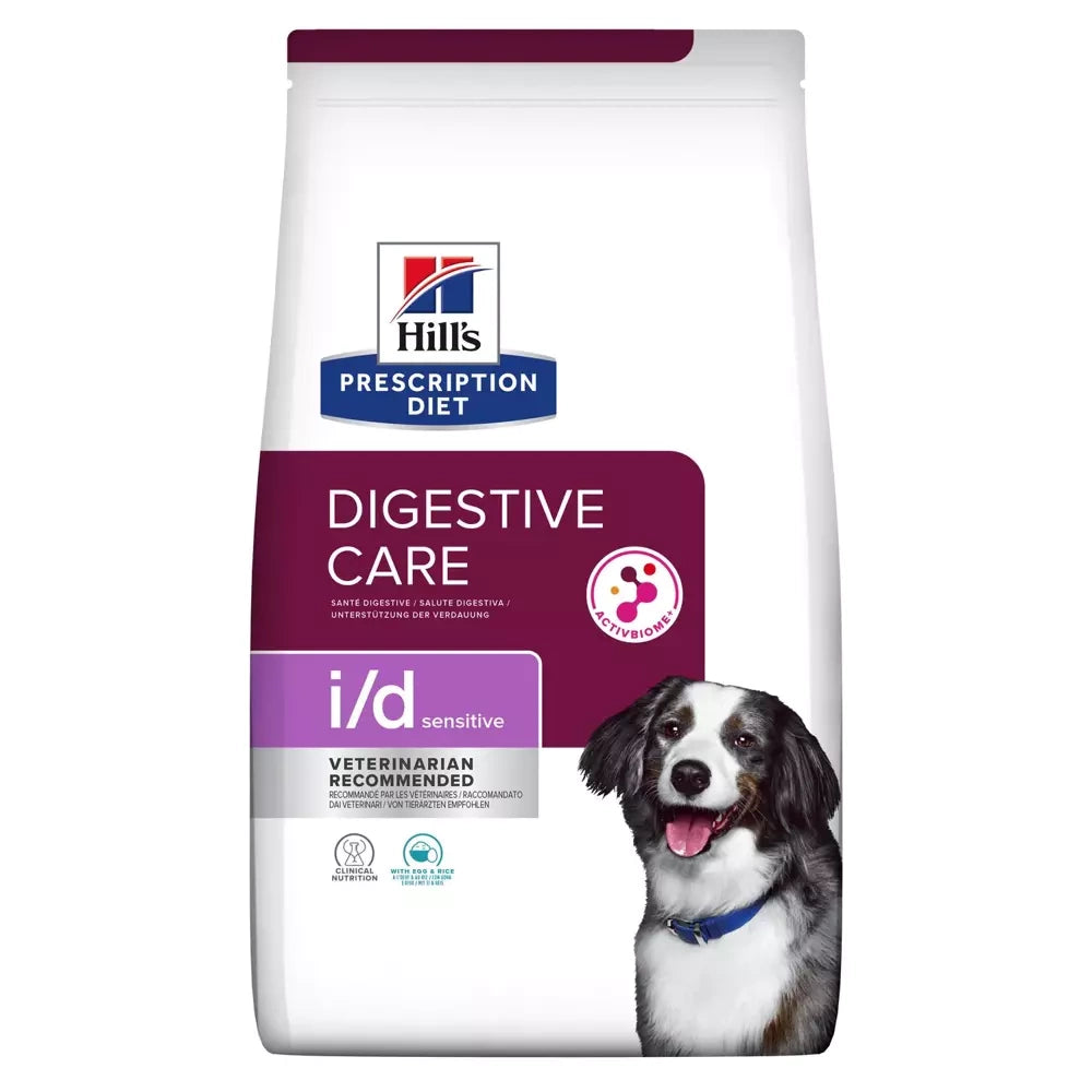 Hill's Prescription Diet Canine i/d Sensitive kuivtoit koertele munade ja riisiga 12 kg