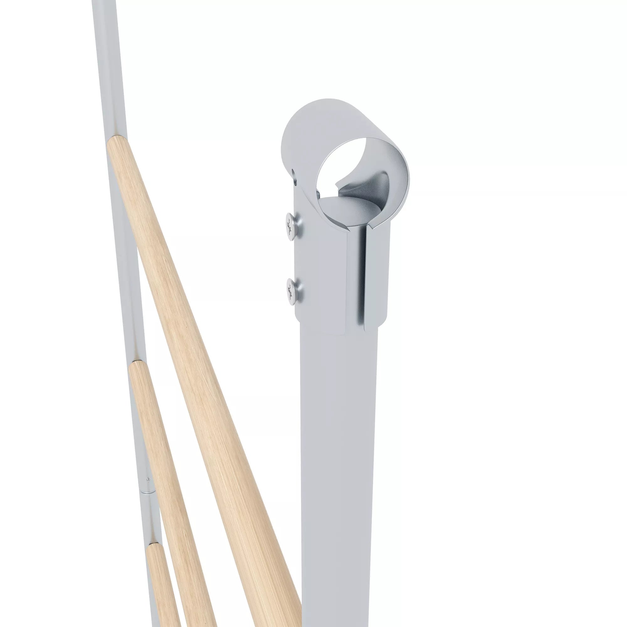 Vistu laktiņas kāpnes, 4 laktiņas stieņi, laikapstākļiem izturīgas, 4-6 vistām, tērauds/koks