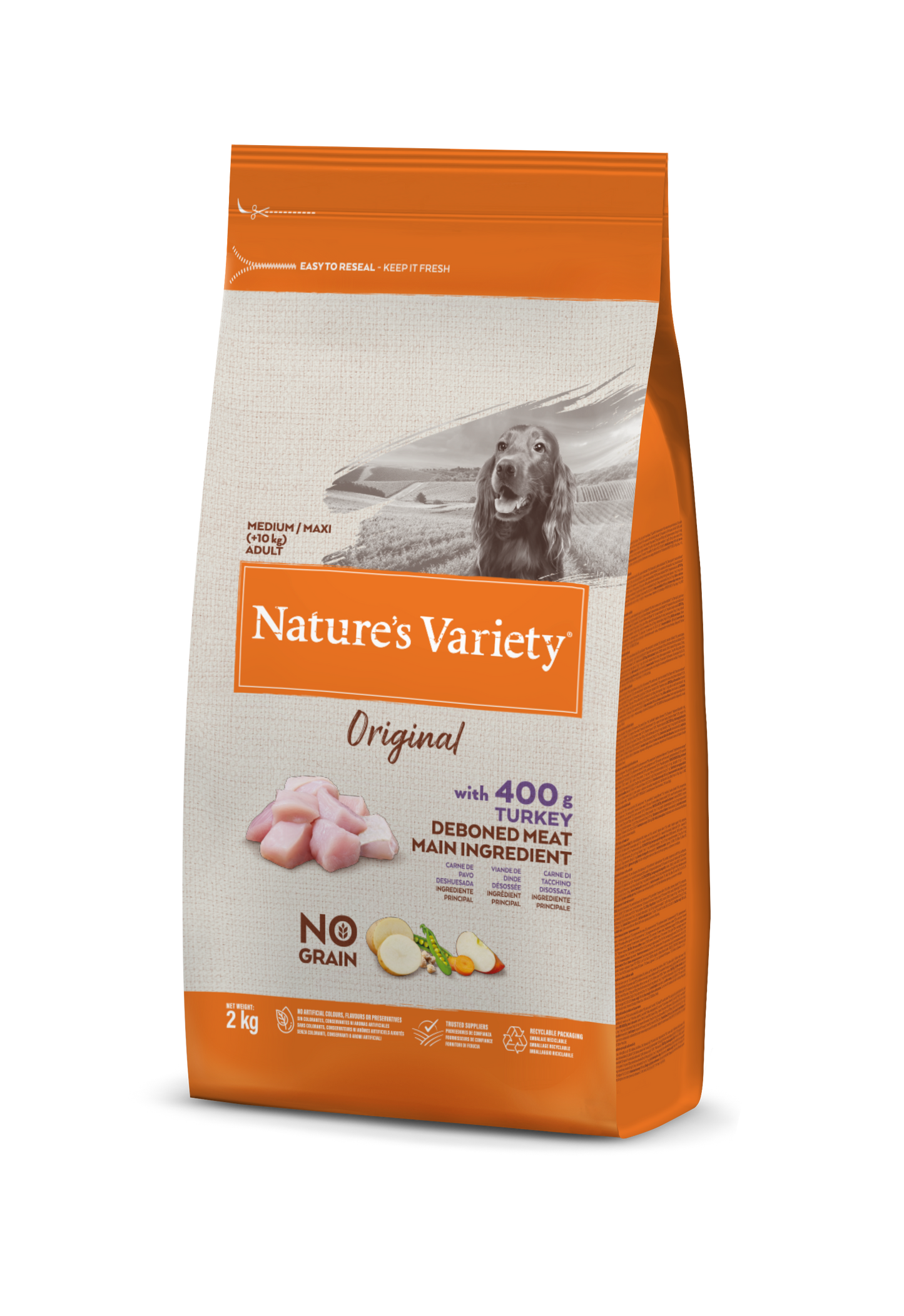 Original Med/Max Adult (kalakutiena) 2 kg