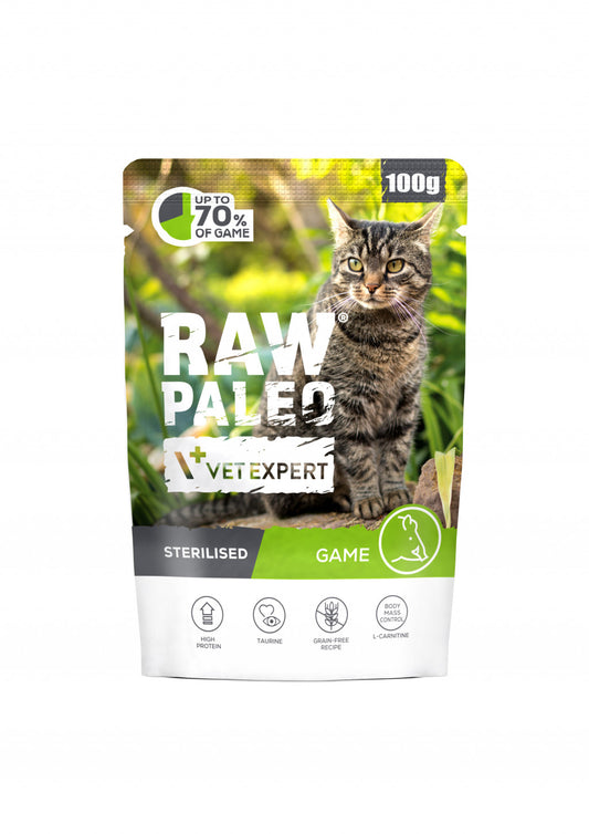 Raw Paleo sterilised Game pouch 100g