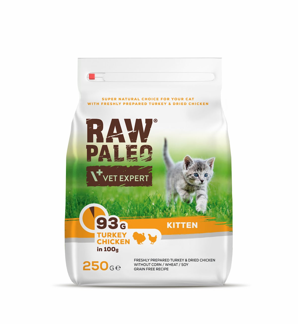 RAW PALEO Kitten Turkey&Chicken 250g