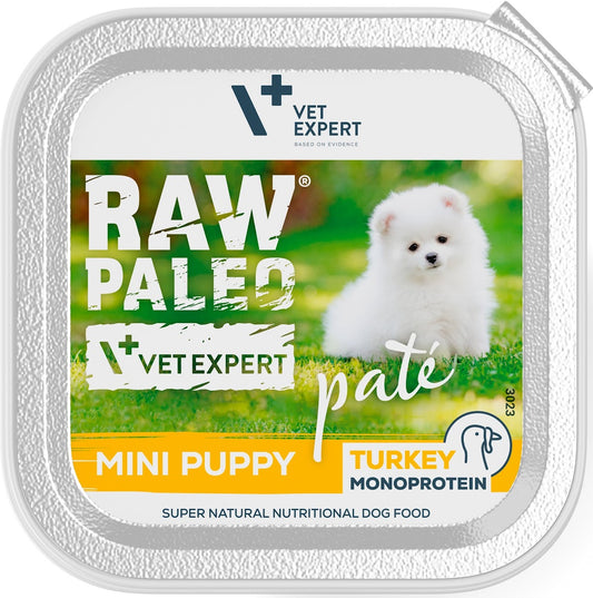 Raw Paleo TURKEY Mini Puppy paštetas150g