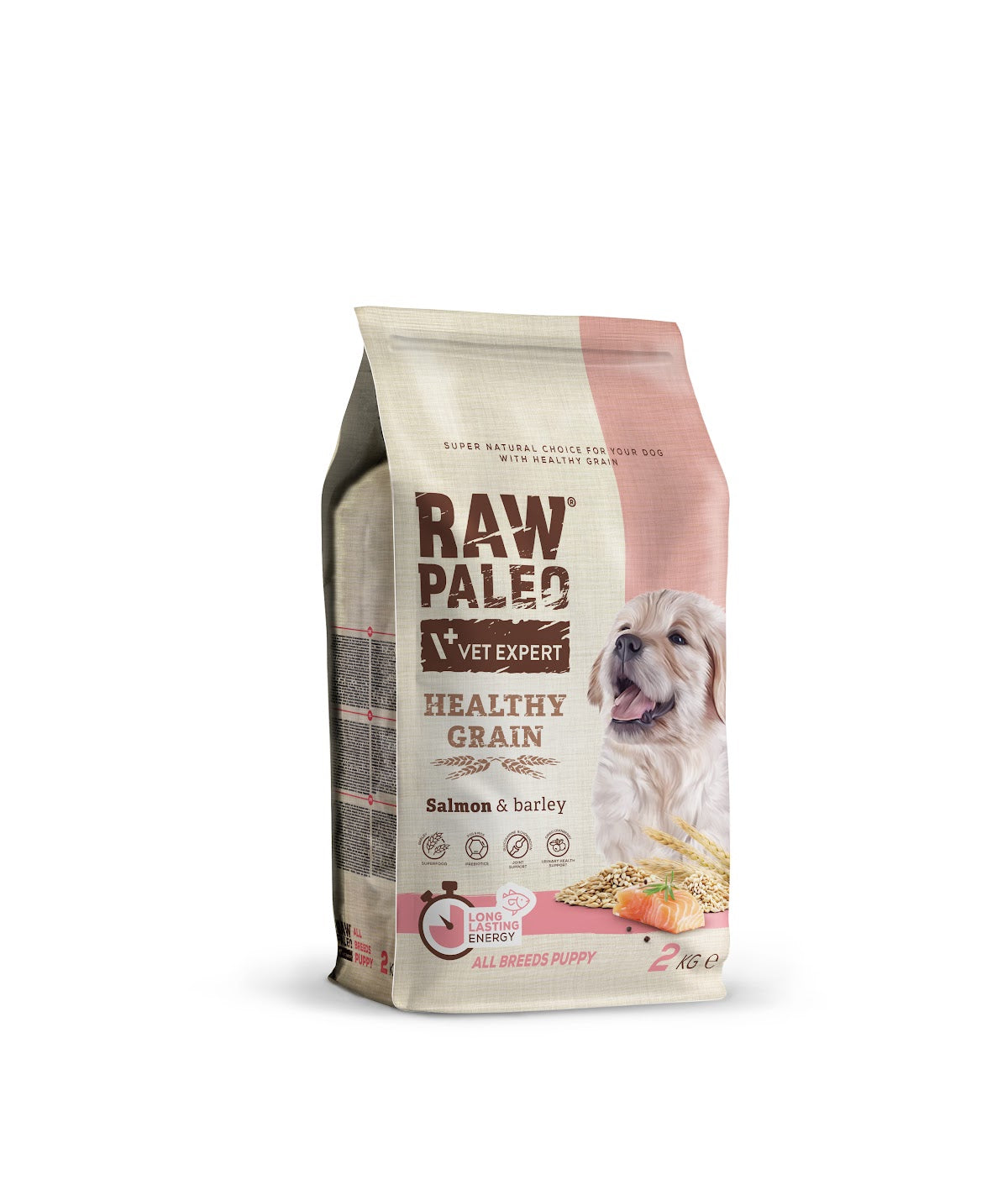 Raw Paleo Healthy Grain Salmon&Barley Puppy 2kg