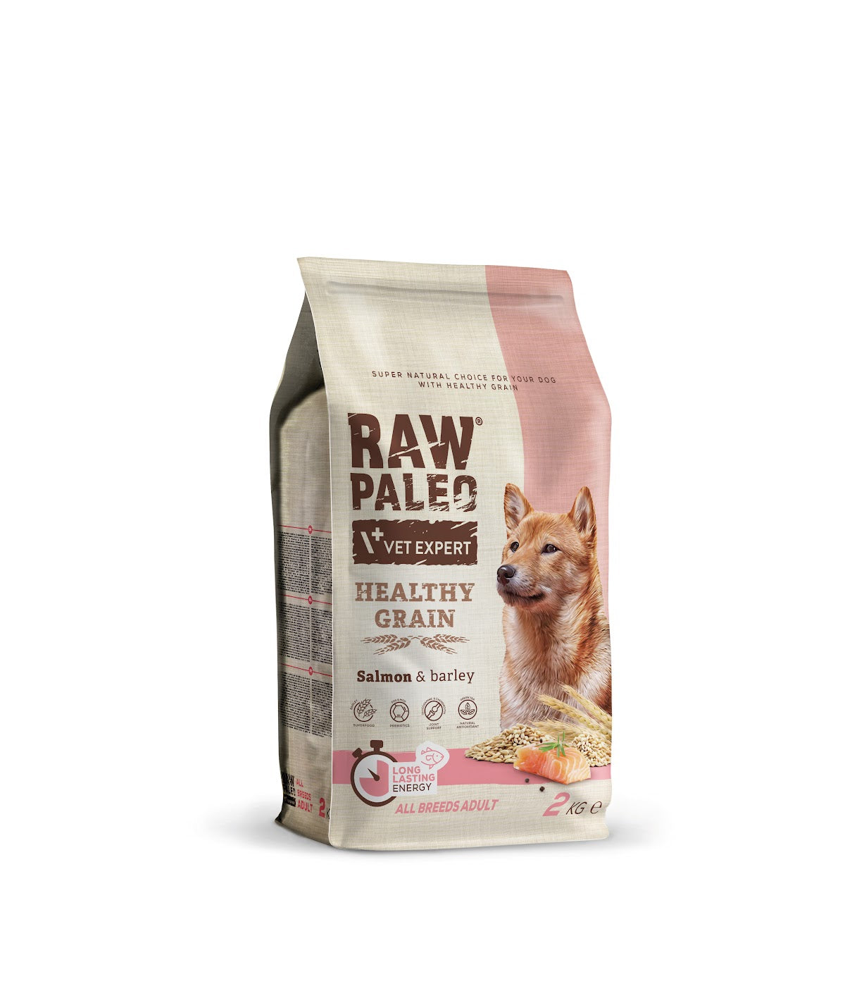 Raw Paleo Healthy Grain Salmon&Barley Adult 2kg
