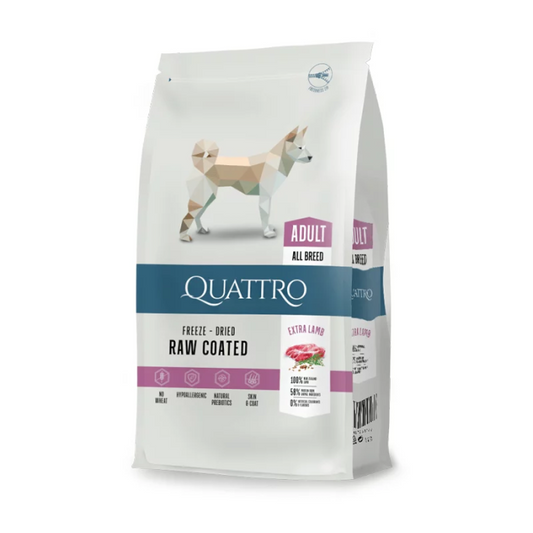 Quattro Extra Lamb Sausas pašaras šunims su ėriena