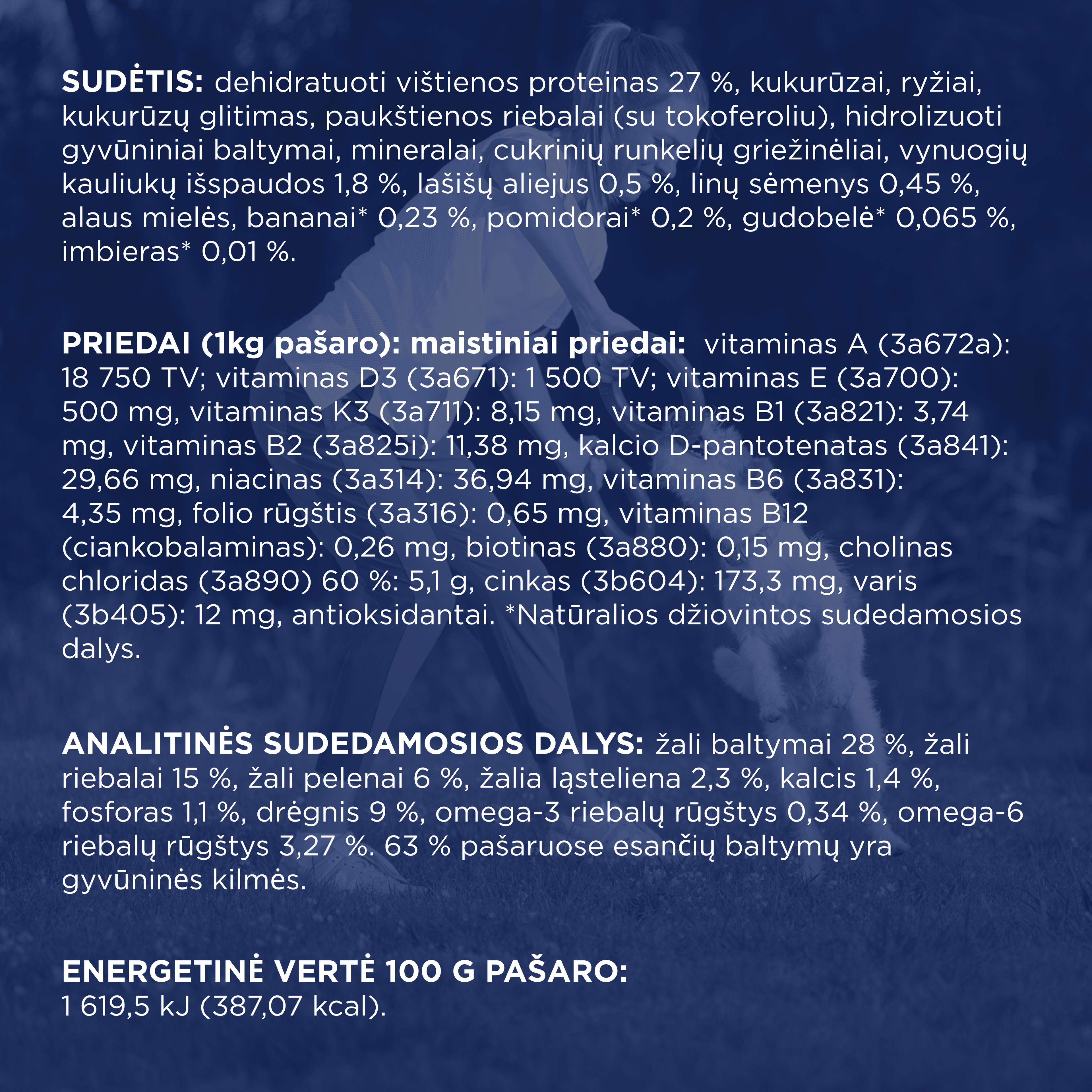 CLUB 4 PAWS Premium "active". Pilnvērtīga barība pieaugušiem aktīviem vidējās šķirnes suņiem