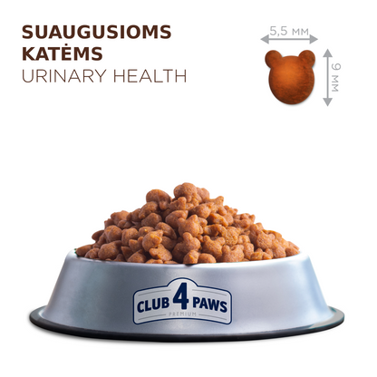 CLUB 4 PAWS PREMIUM ŠLAPIMO SISTEMOS SVEIKATAI PALAIKYTI . VISAVERTIS SAUSAS PAŠARAS SUAUGUSIOMS KATĖMS