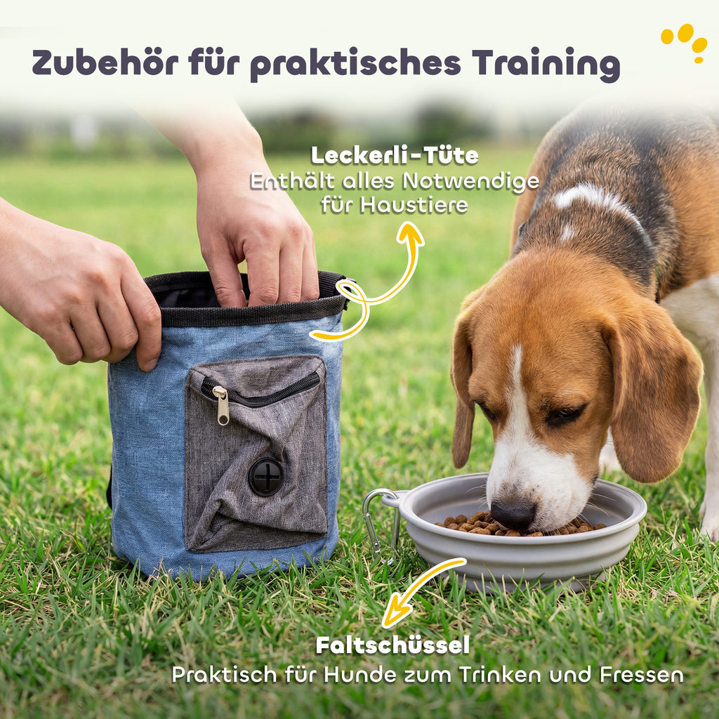 Agility rinkinys šunims, 11 dalių, su 2 tuneliais, šuolių lanku, barjerais ir slalomo stulpais, oranžinis