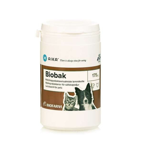 Biobak lactic acid bacteria pašarų papildas sutrikus virškinimui 175 g