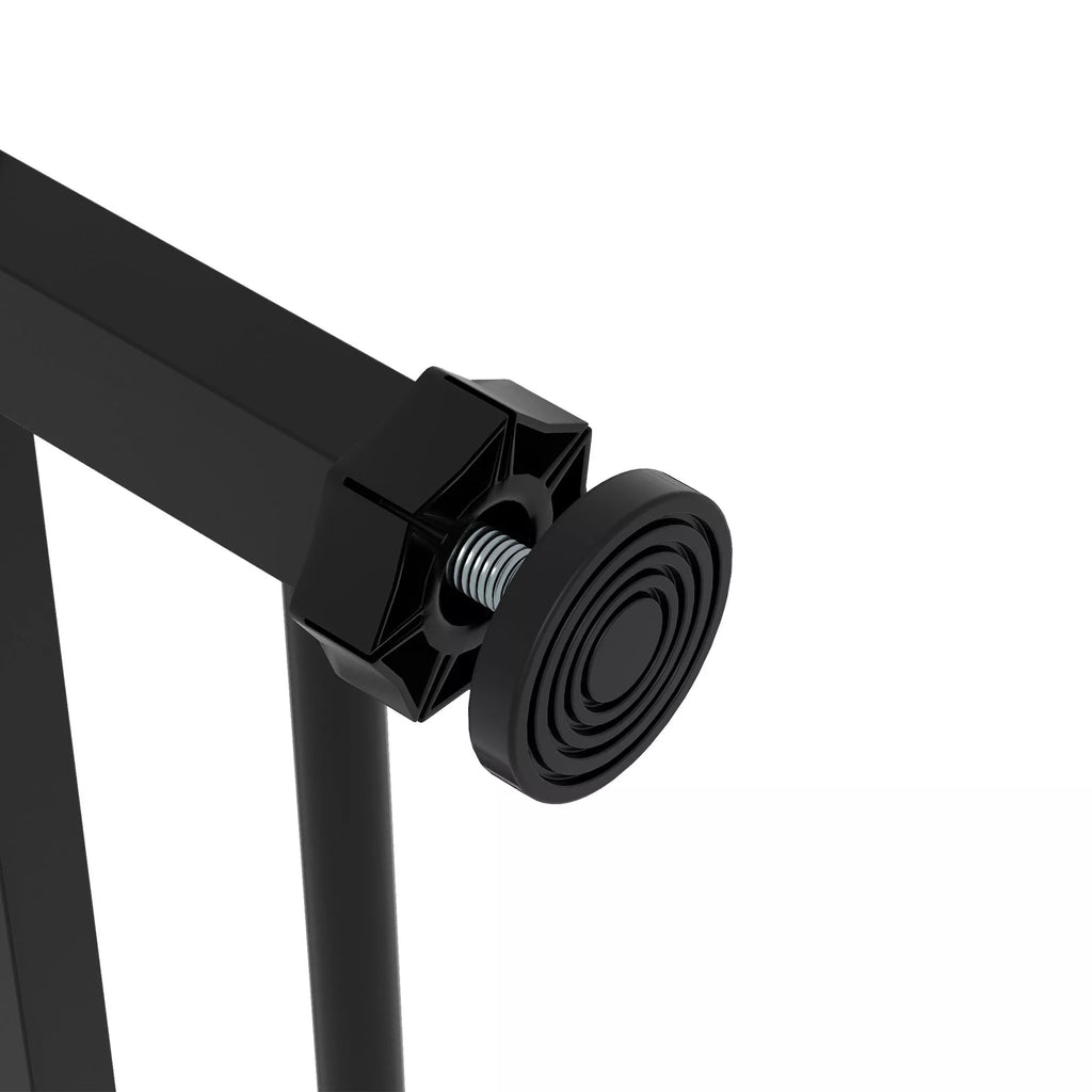 Apsauginiai varteliai šunims, barjeras augintiniams, metalas, plastikas, 74-80 cm, juodi