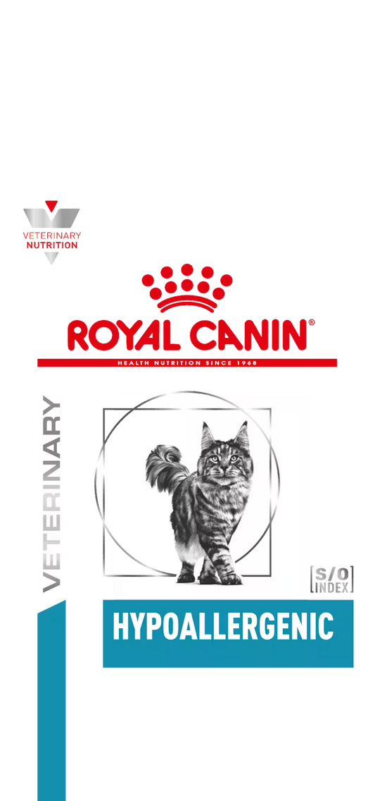 Royal Canin Veterinary Cat Hypoallergenic visavertis pašaras alergiškoms katėms 2.5kg