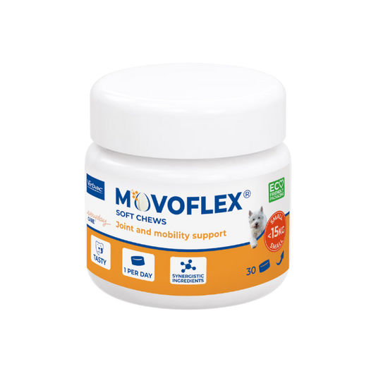 MOVOFLEX S kramtomosios tabletės Ėdalo papildas sąnarių mobilumui 2gN30