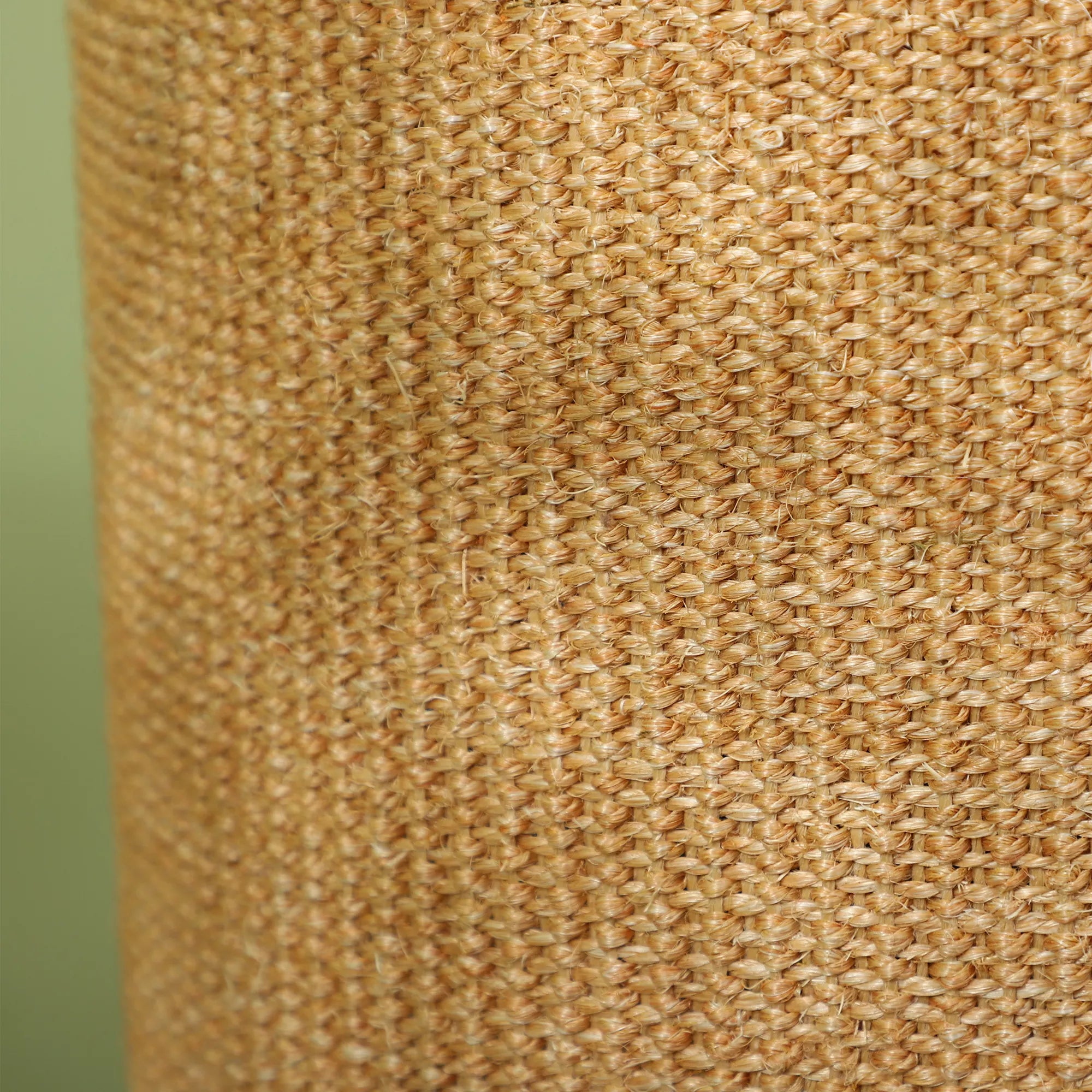 Kaķu māja ar daudz vietas, plīša pārsegs, sizala virsma, Ø35 x 60H cm, brūni bēša, 10 kg